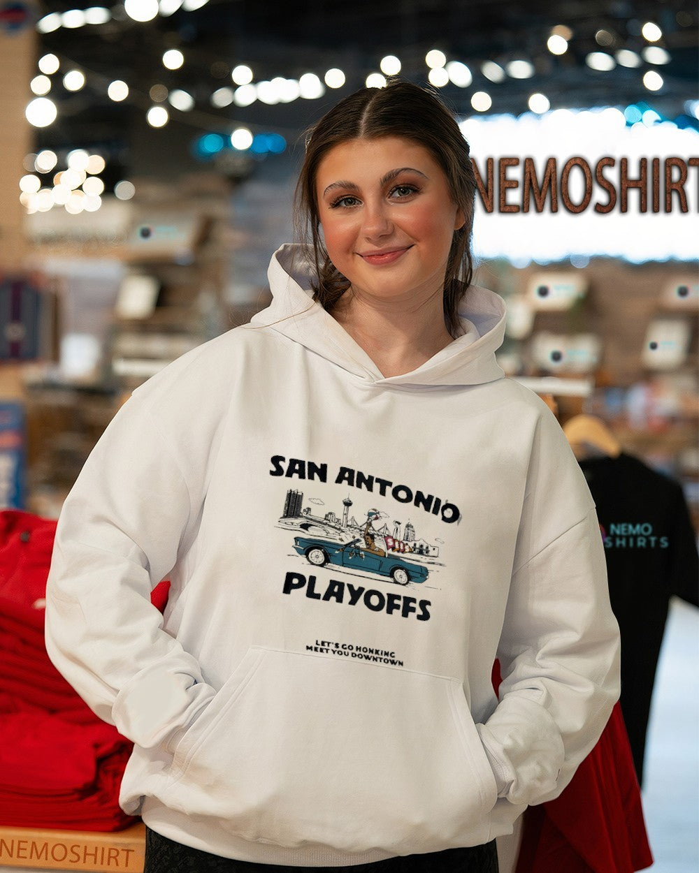San Antonio Spurs 2026 Playoffs let’s go honking meet you downtown shirt
