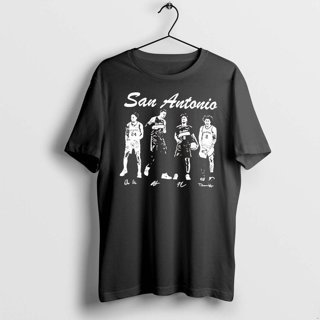 San Antonio Spurs Wembanyama Harper Castle Vassell Tee Tshirts Sweater