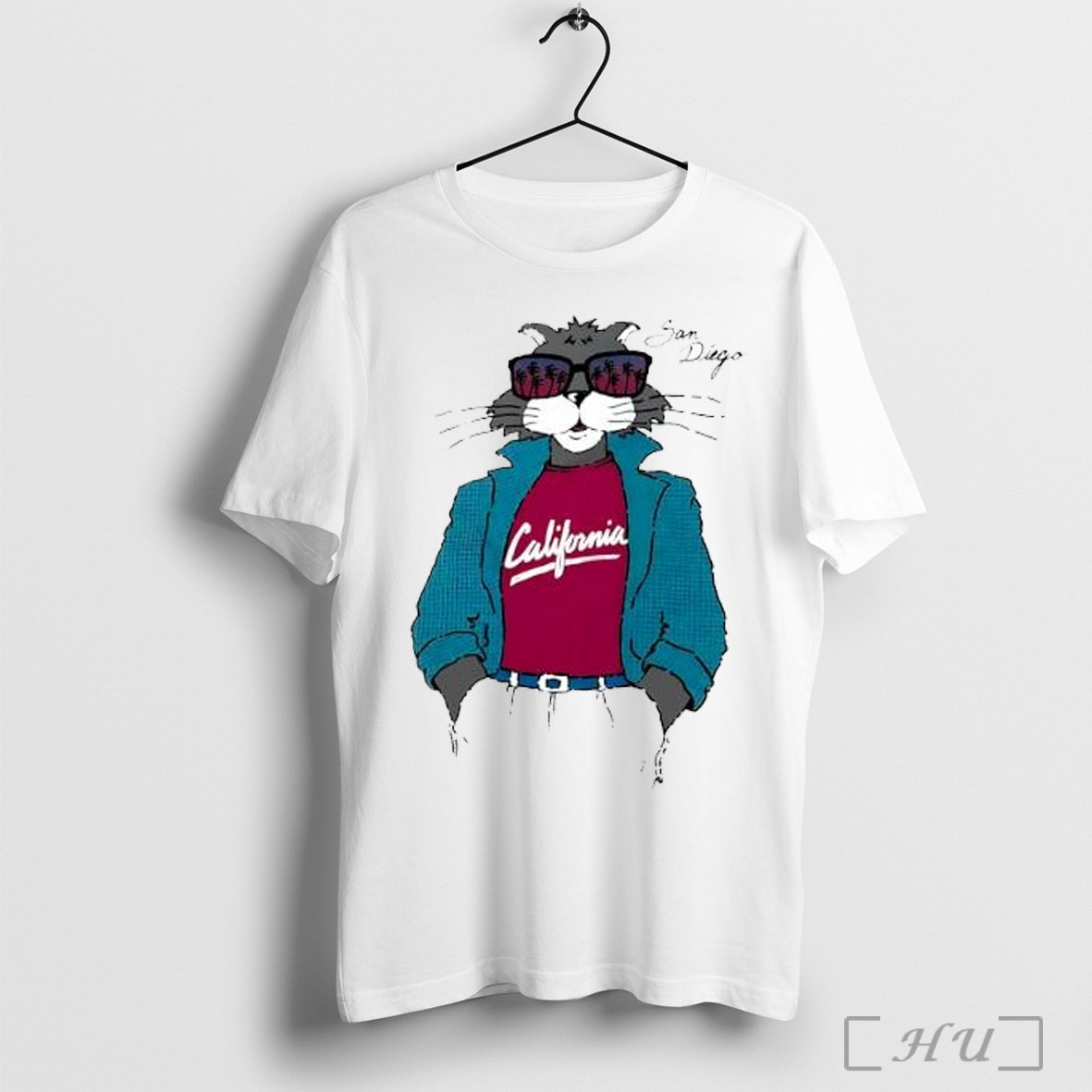 San Diego Cool Cat California T Shirt