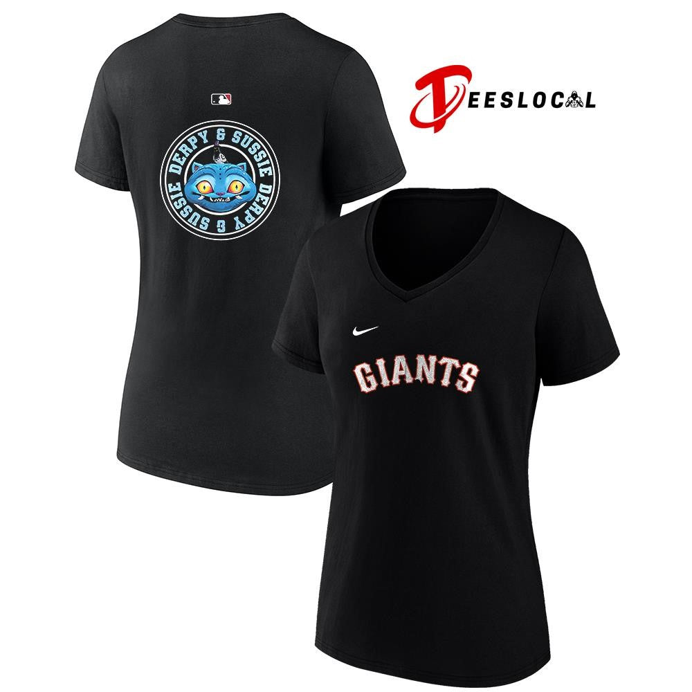 San Francisco Giants x K Pop Demon Hunters Derpy and Sussie cartoon shirt