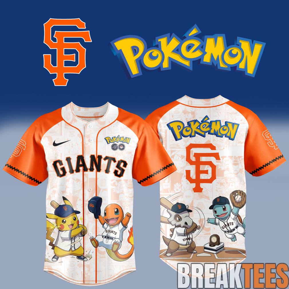 San Francisco Giants x Pokemon Night 2026 Special Jersey
