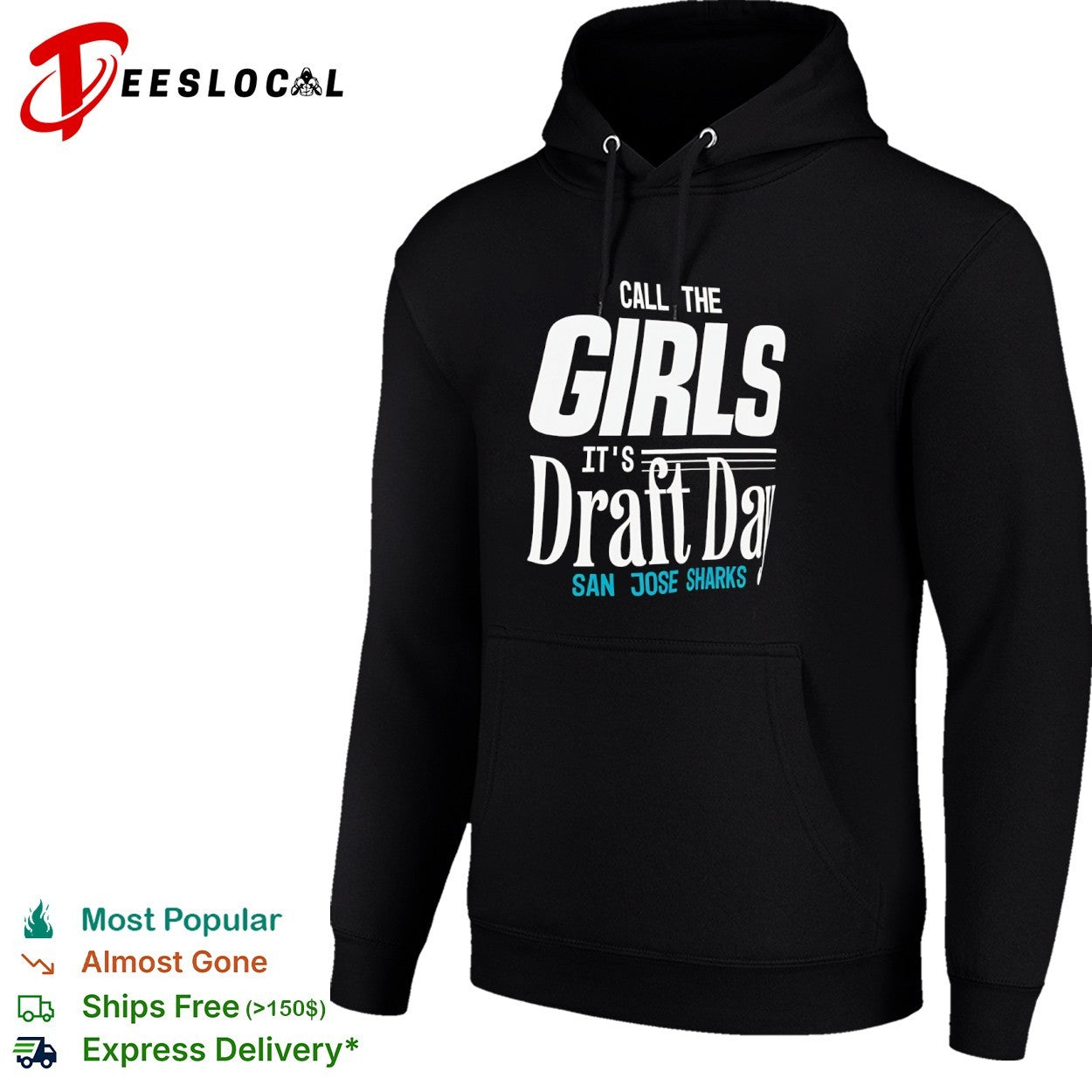 San Jose Sharks call the girls its draft day shirt