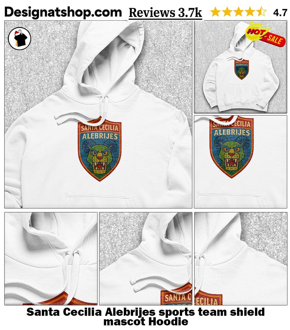 Santa Cecilia Alebrijes sports team shield mascot shirt