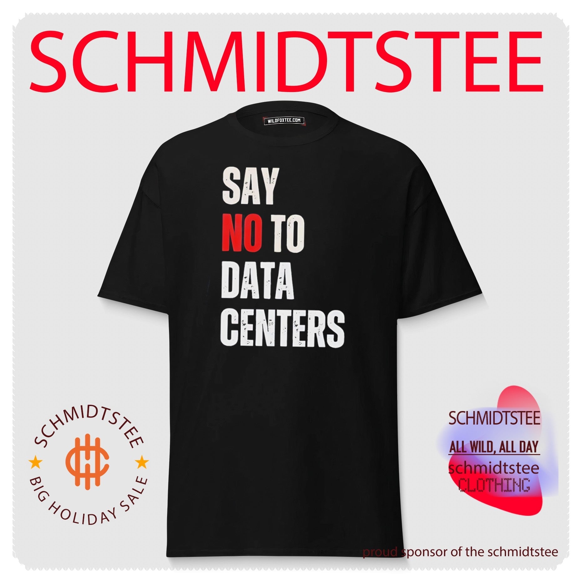 Say no to data centers vintage shirt