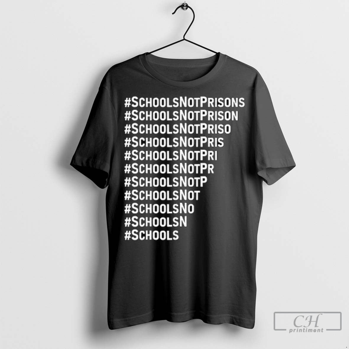 Schoolsnotprisons Slogan T Shirt Jpg