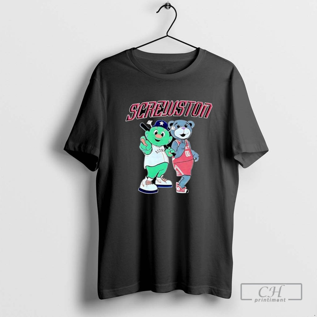 Screiuton Astros Orbit And Rockets Clutch Mascots T Shirt Sweater