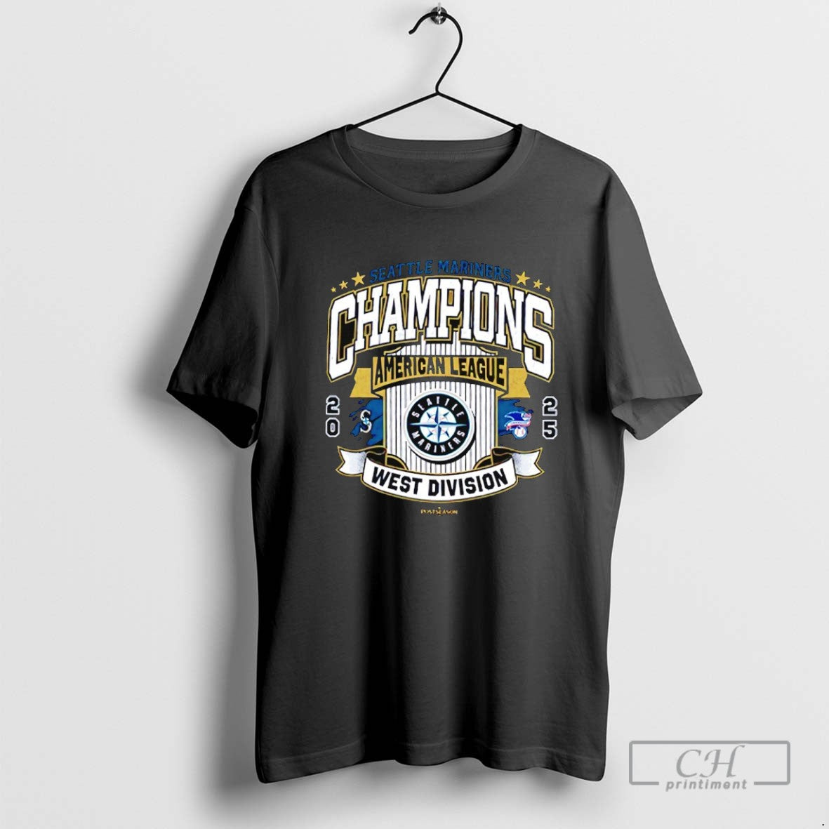 Seattle Mariners Al West Division Champions 2025 American League Celebration