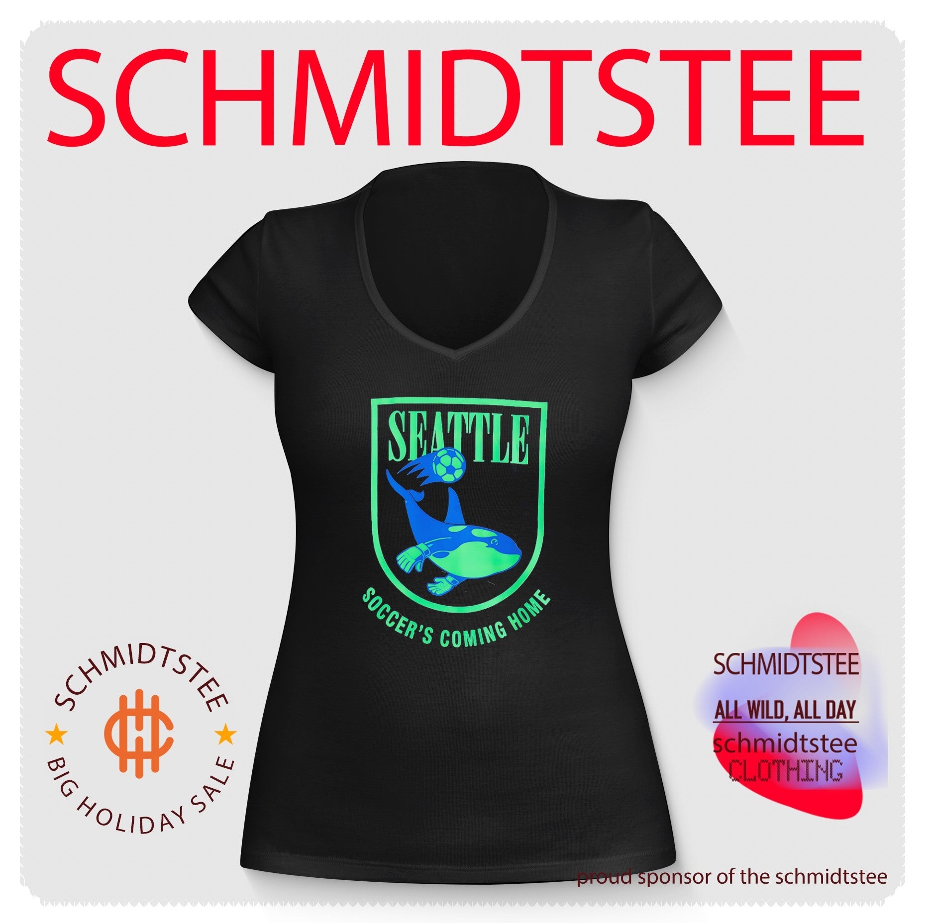 Seattle Road Trip Soccer’s Coming Home Orca shirt