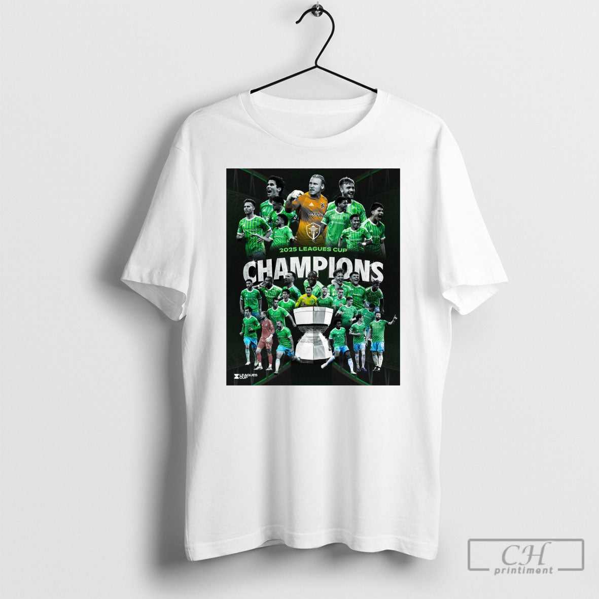 Seattle Sounders Fc Win Leagues Cup Champions 2025 Over Inter Miami Poster
