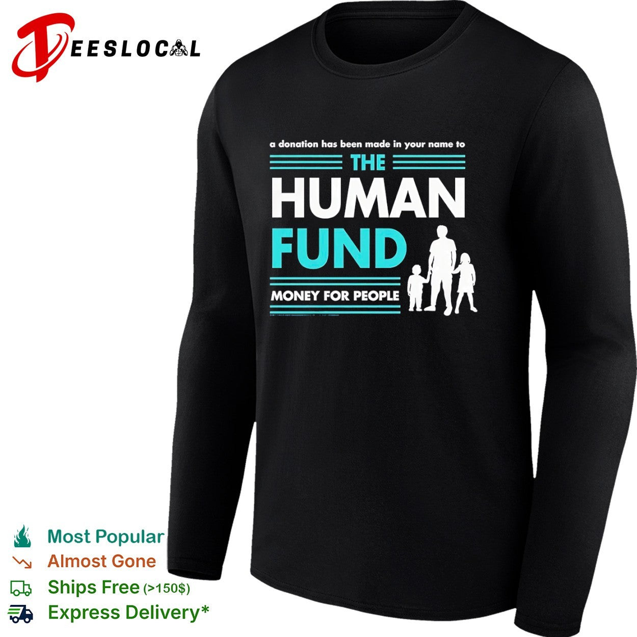 Seinfeld The Human Fund a donation has been made in your name money for people shirt