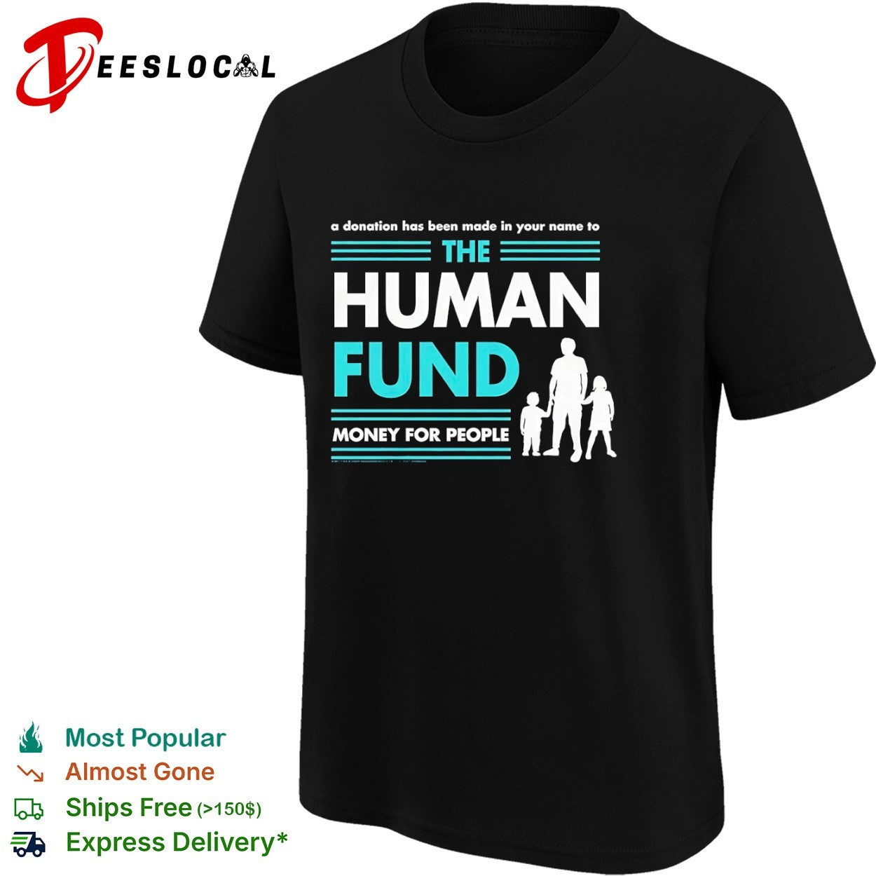 Seinfeld The Human Fund a donation has been made in your name money for people shirt