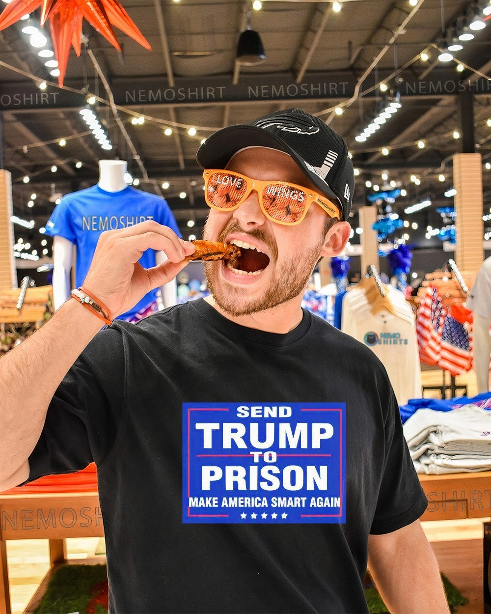 Send Trump to prison make America smart again shirt