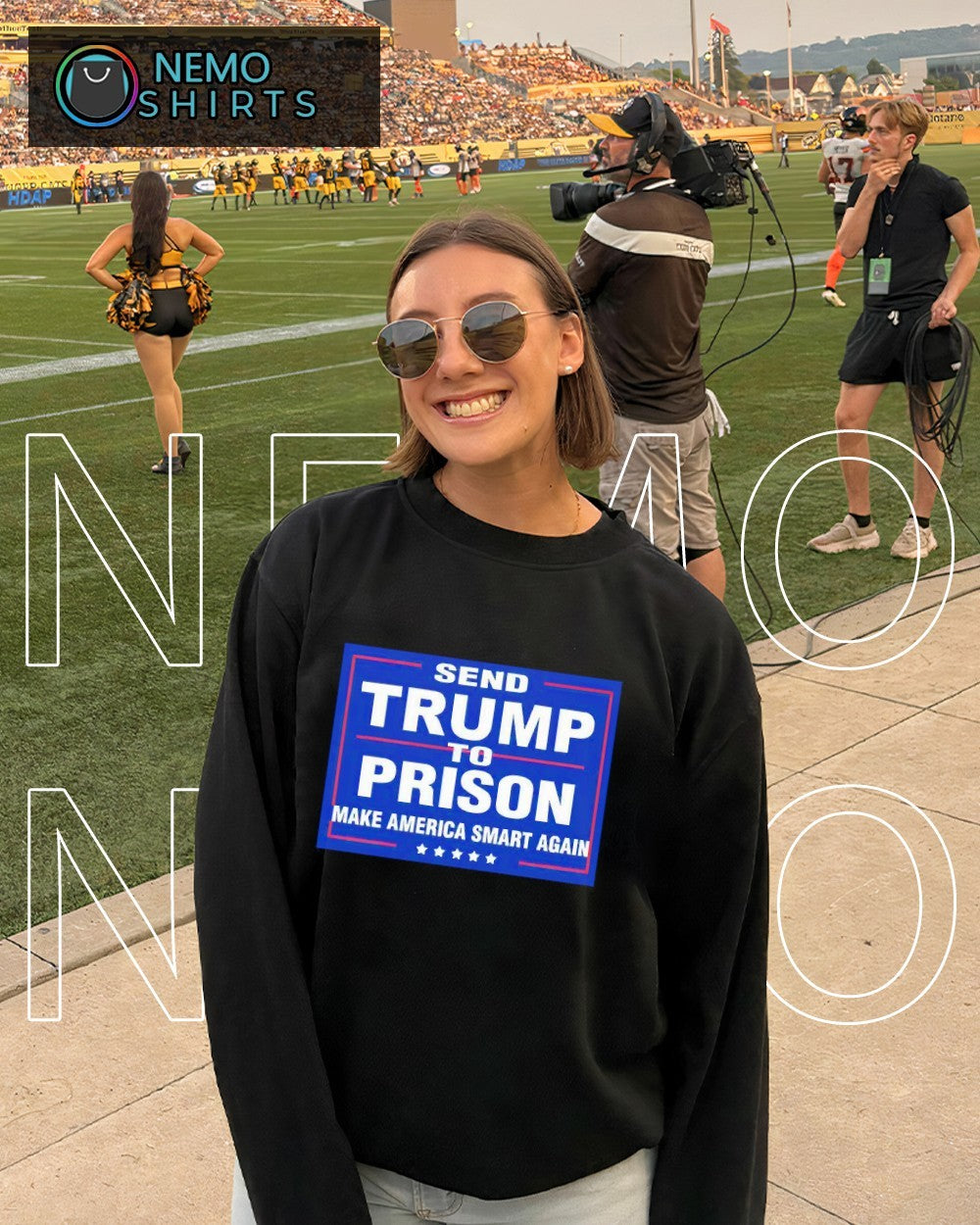 Send Trump to prison make America smart again shirt