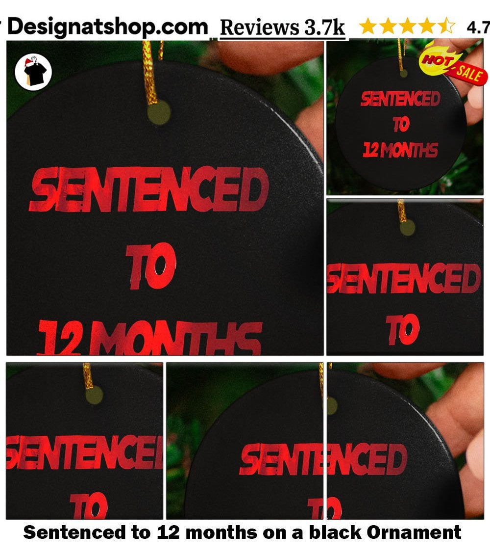 Sentenced to 12 months on a black shirt