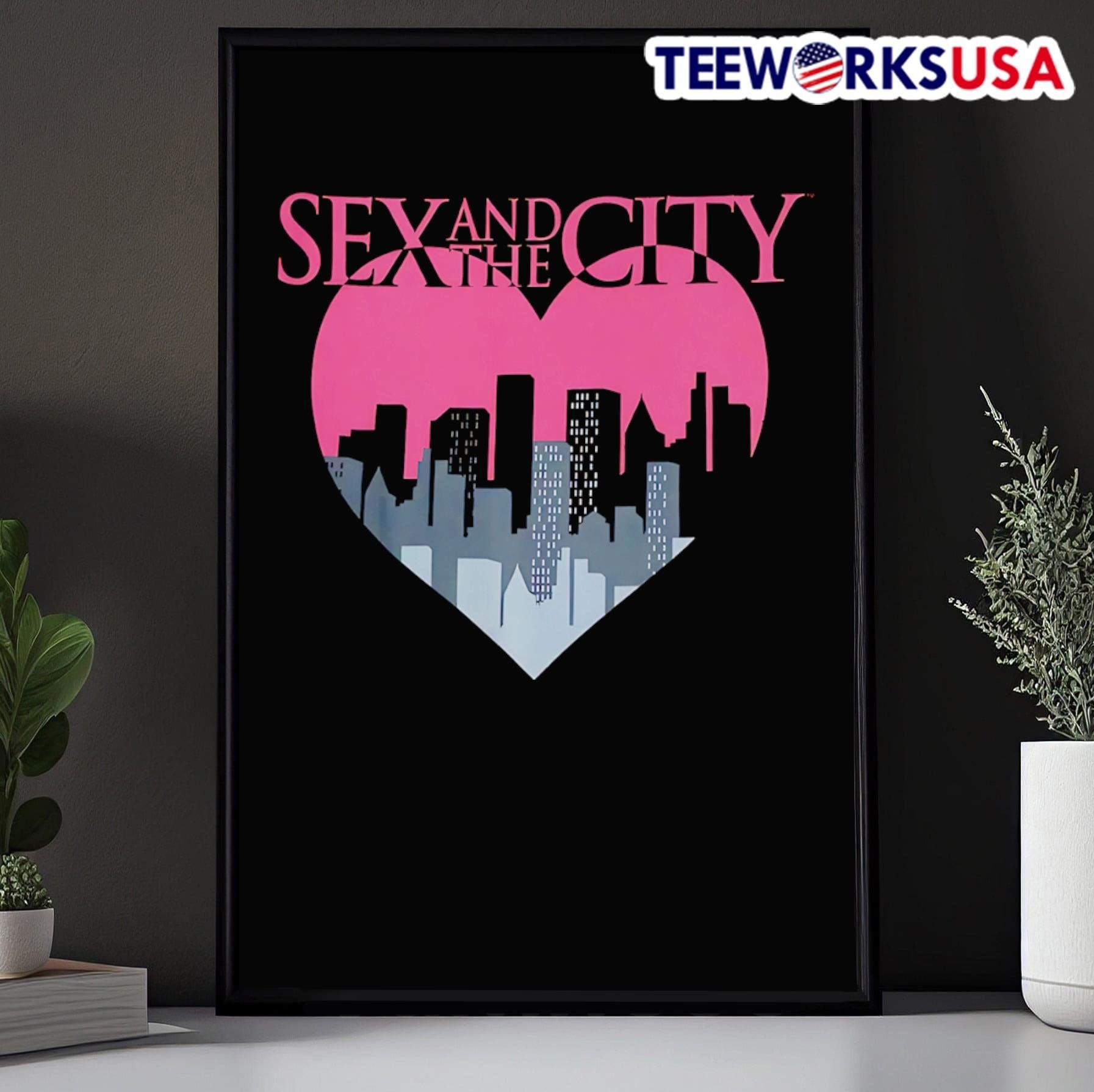 Sex and the City Heart Landscape Shirt