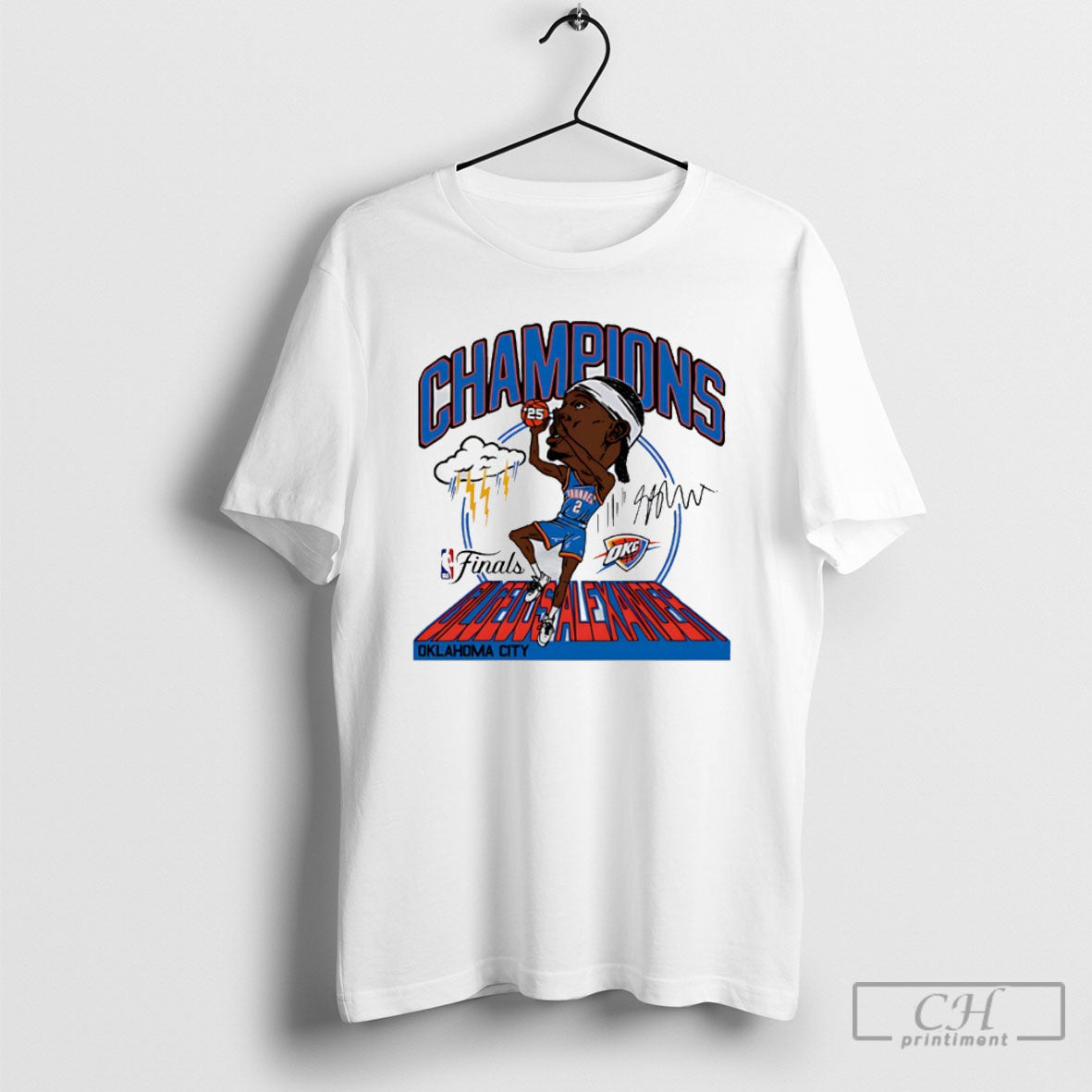 Shai Gilgeous Alexander Oklahoma City Thunder 2025 Nba Finals Champions