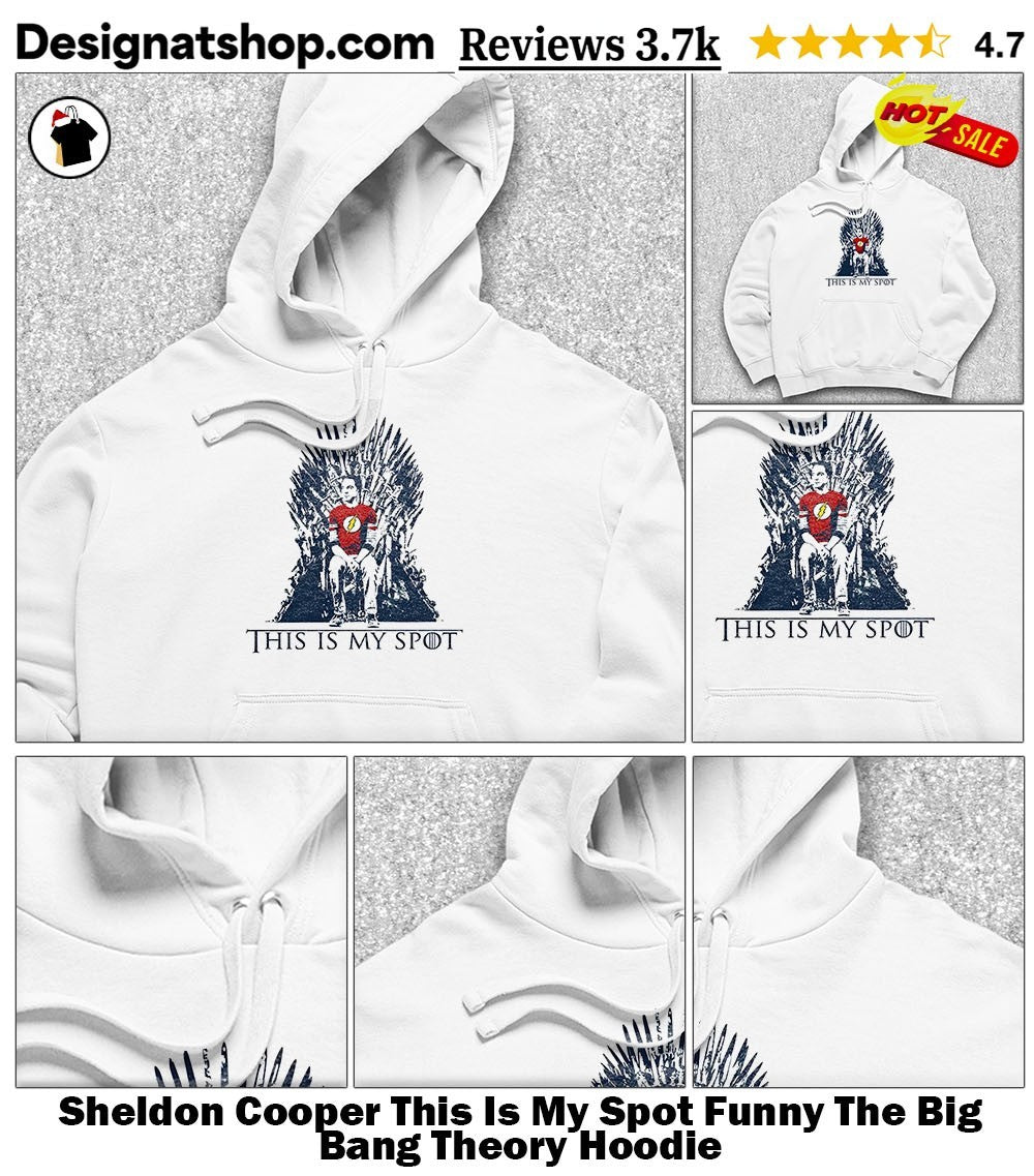 Sheldon Cooper This Is My Spot Funny The Big Bang Theory shirt