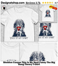 Sheldon Cooper This Is My Spot Funny The Big Bang Theory shirt