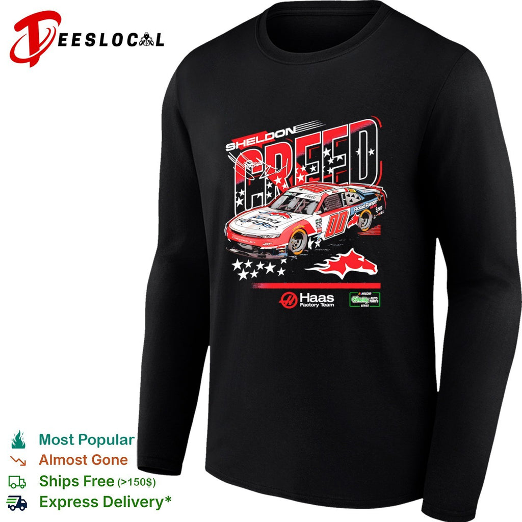 Sheldon Creed Haas Factory Team race car 00 Road Ranger NASCAR OReilly Auto Parts Series shirt