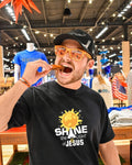Shine the light of Jesus outer space shirt