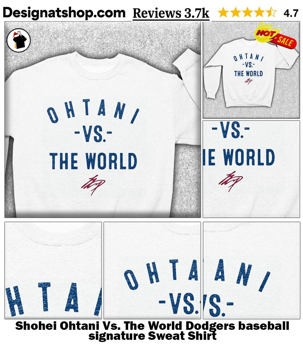 Shohei Ohtani Vs. The World Dodgers baseball signature shirt