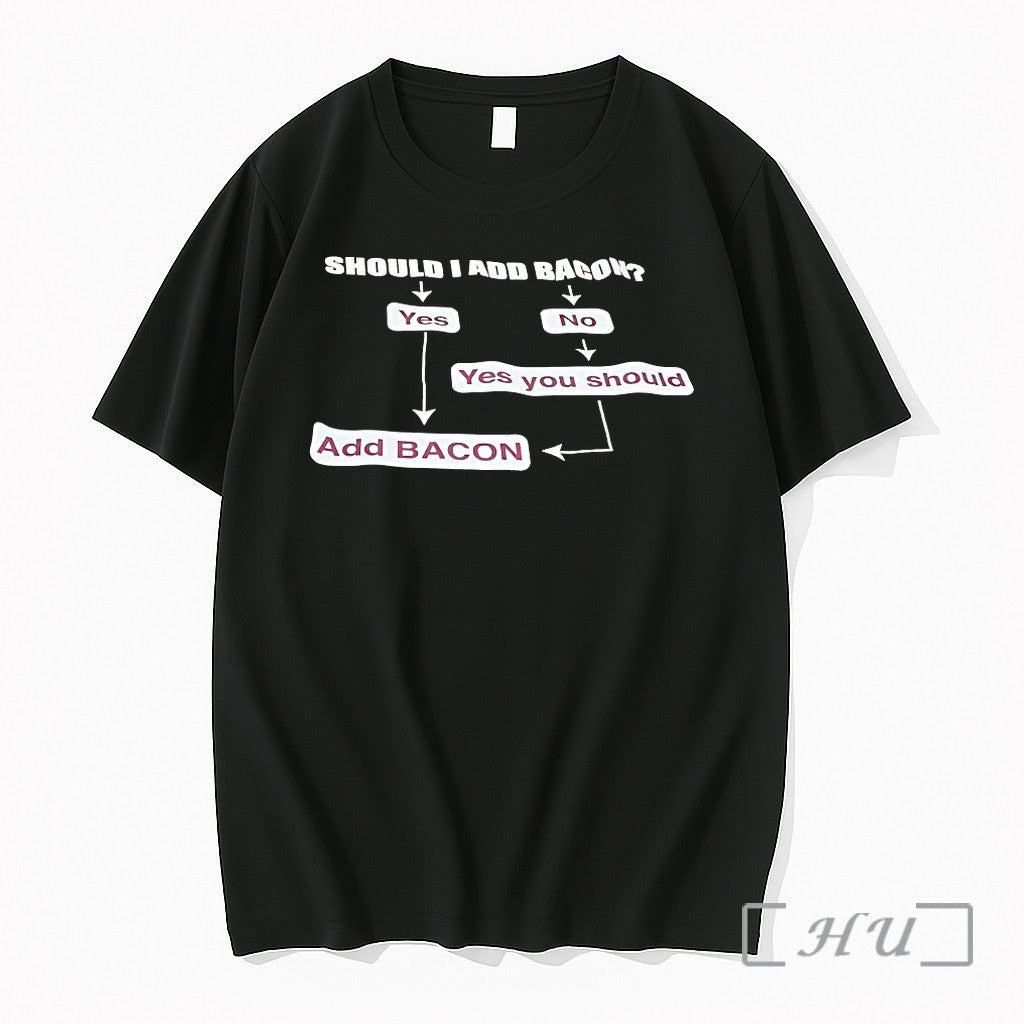 Should I Add Bacon Yes No Yes You Should Add Bacon Tshirts Sweater Hoodie Jpg
