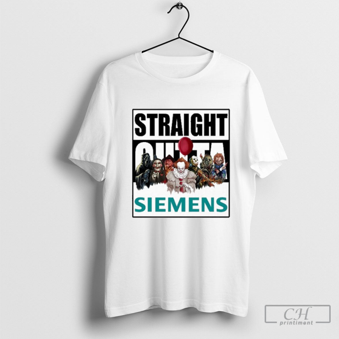 Siemens Logo Straight Outta Horror Film Halloween