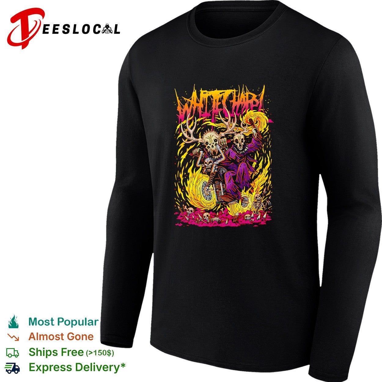 Skeleton driving motor Whitechapel 2026 Summer Bikers Spider shirt