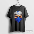 Skull Wearing A Face Scarf Indianapolis Colts Football