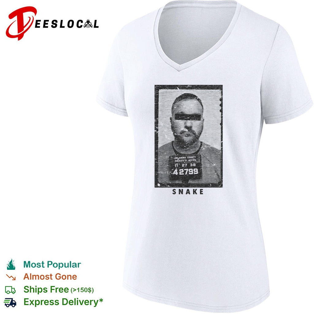 Snake Plissken Escape from New York Oklahoma County Sheriffs Office mugshot shirt