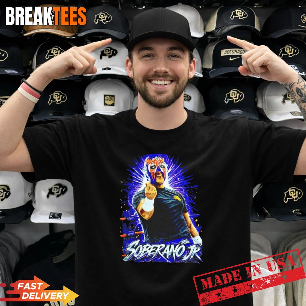 Soberano Jr. Lucha mask WWE Mexican t-shirt