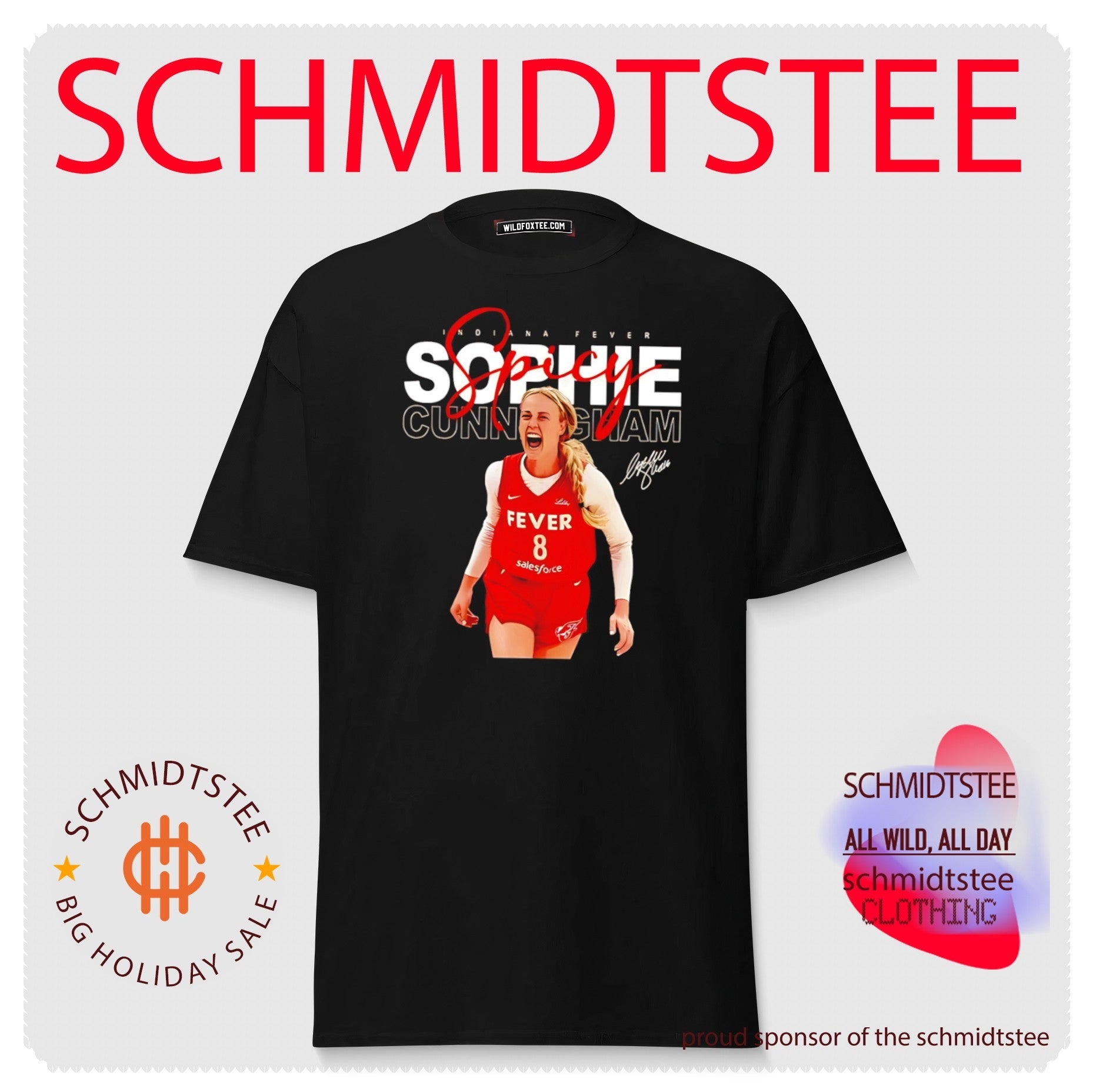 Sophie Cunningham Indiana Fever Basketball Player screaming shirt