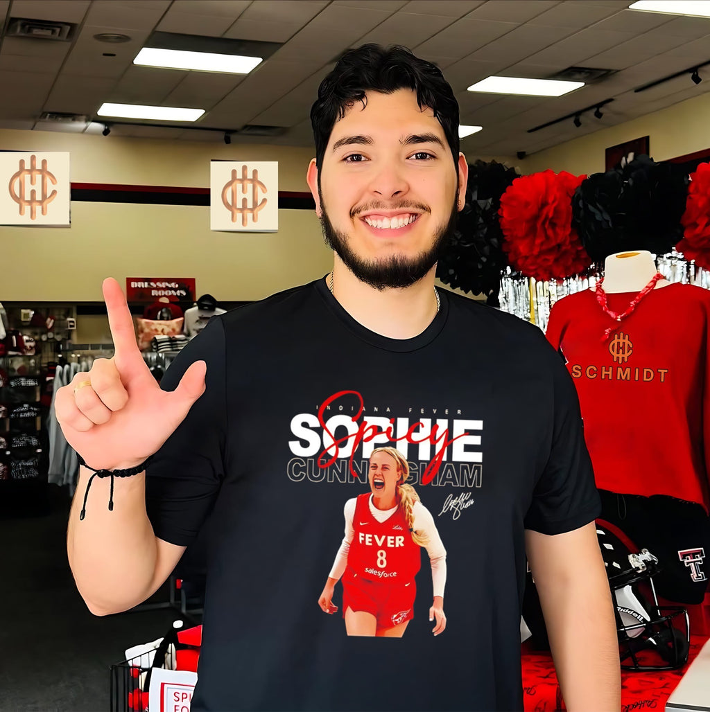 Sophie Cunningham Indiana Fever Basketball Player screaming shirt