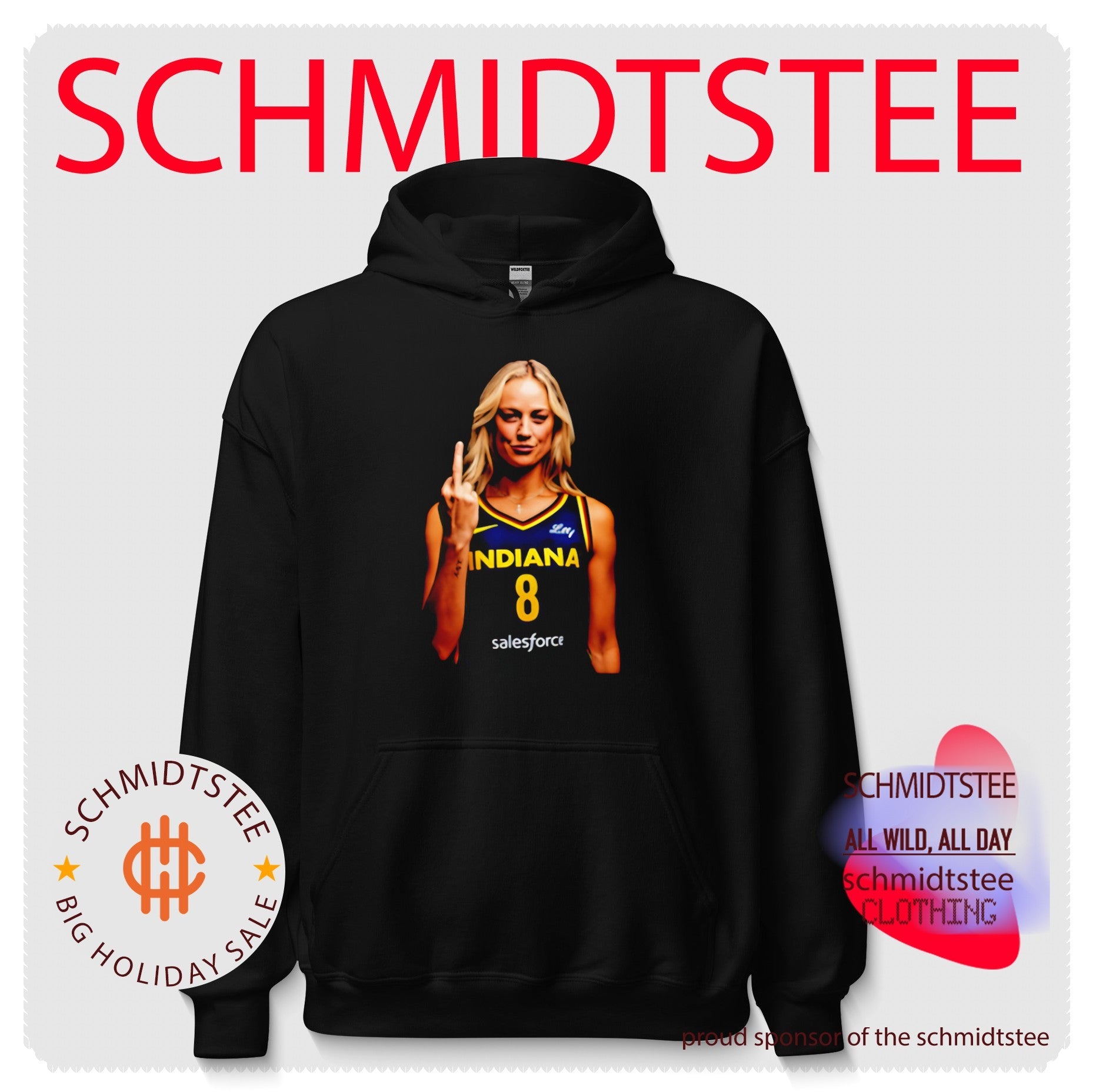 Sophie Cunningham Indiana Fever Middle Finger shirt
