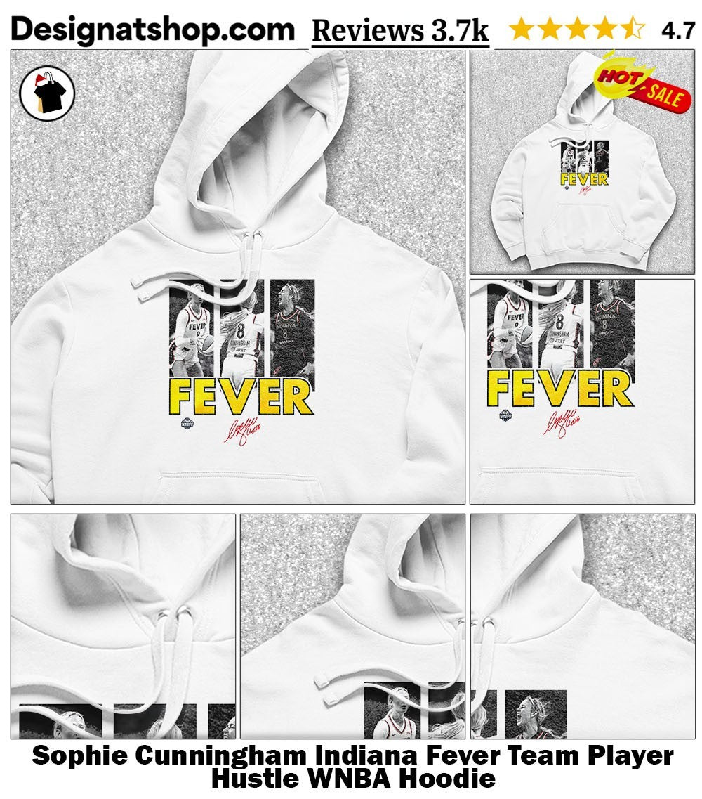 Sophie Cunningham Indiana Fever Team Player Hustle WNBA shirt