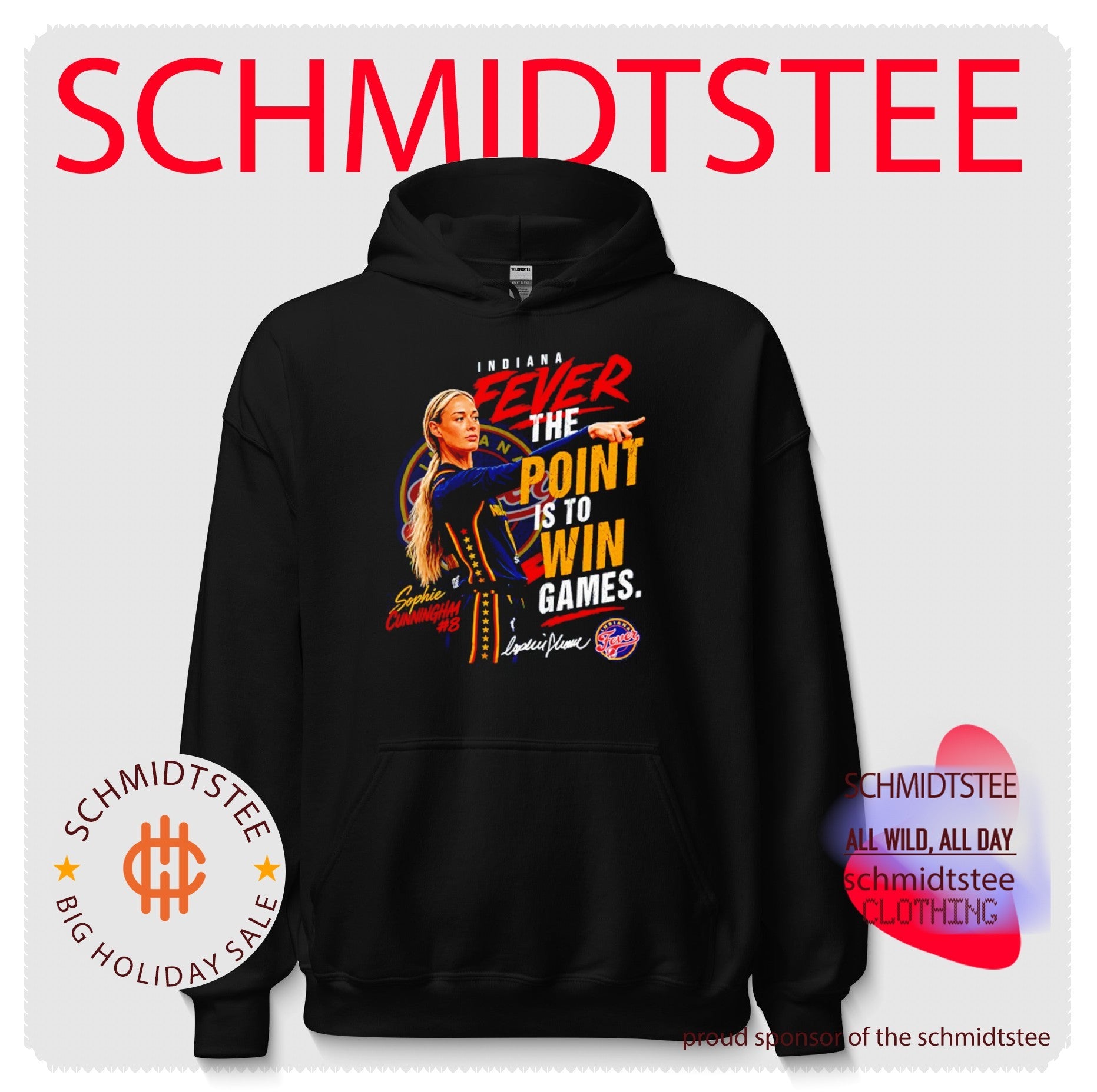 Sophie Cunningham Indiana Fever The Point Is to Win Games shirt