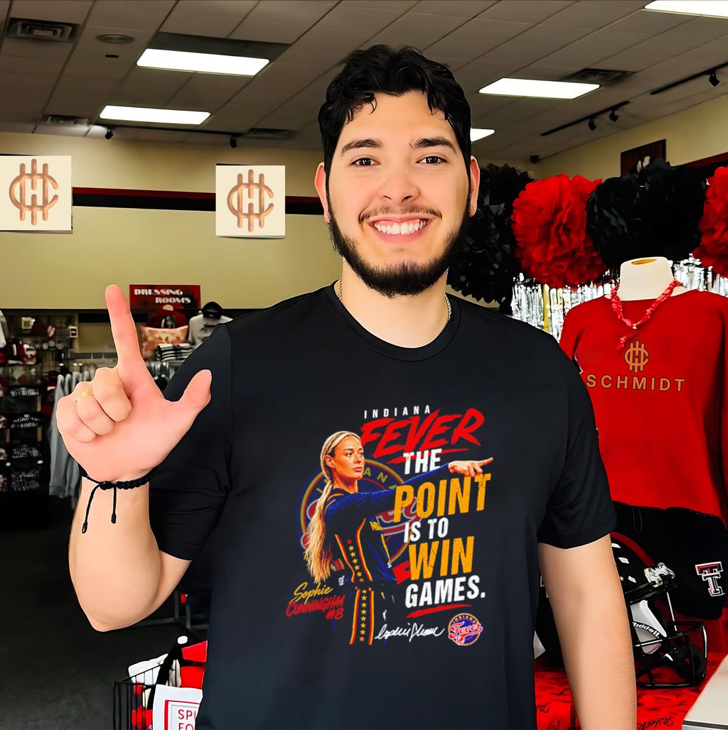 Sophie Cunningham Indiana Fever The Point Is to Win Games shirt