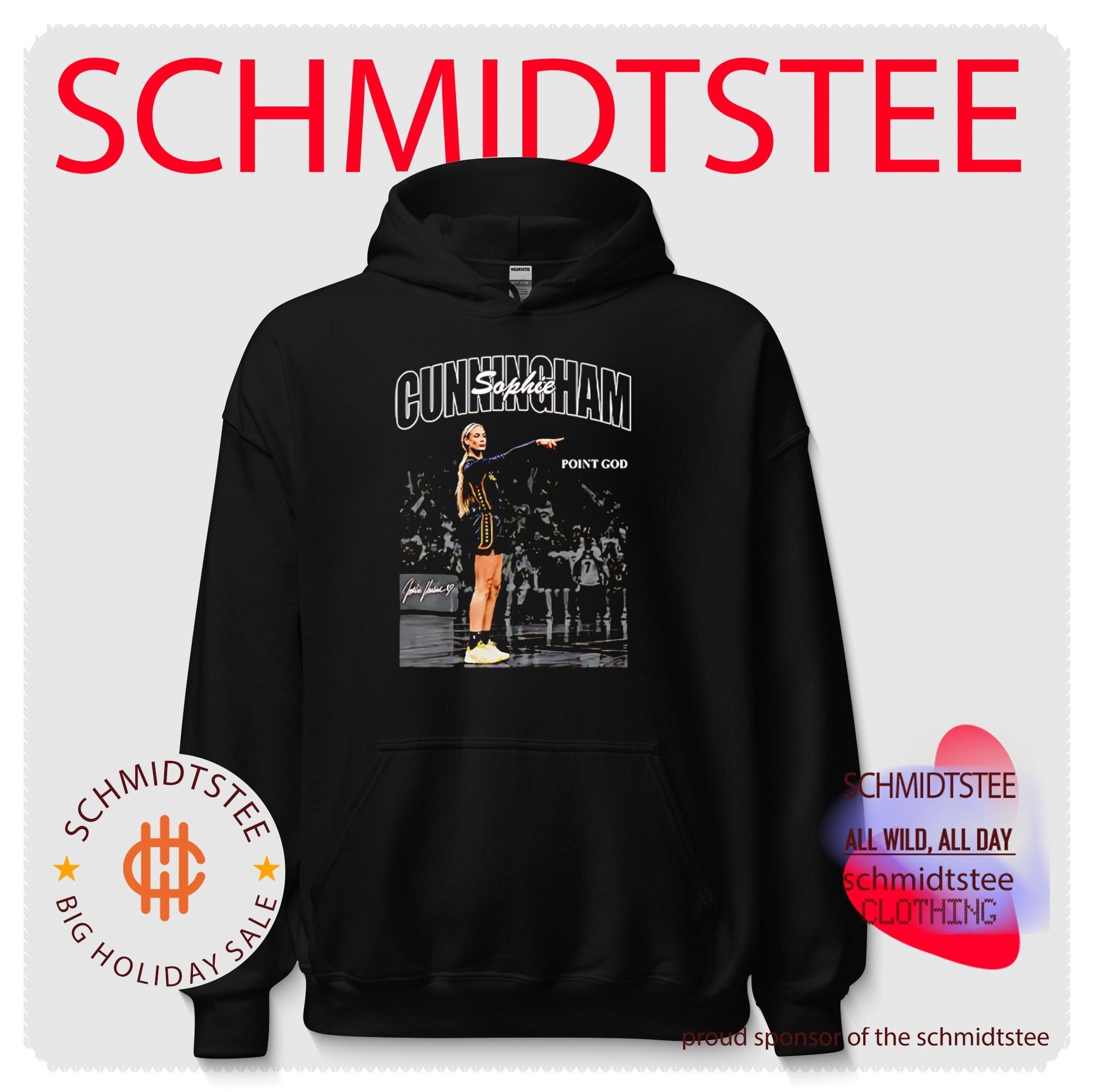 Sophie Cunningham Point God Indiana Basketball shirt