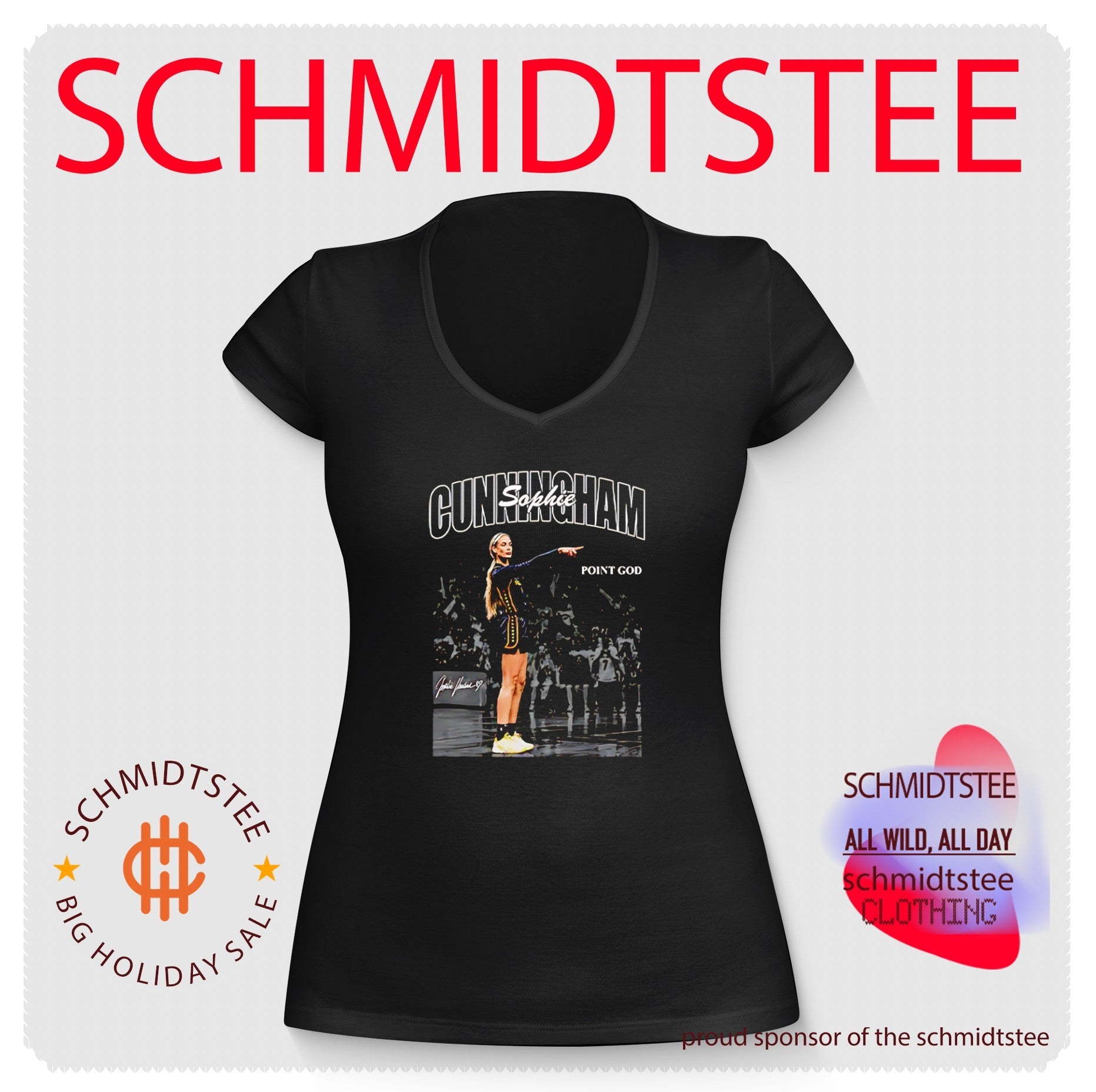 Sophie Cunningham Point God Indiana Basketball shirt