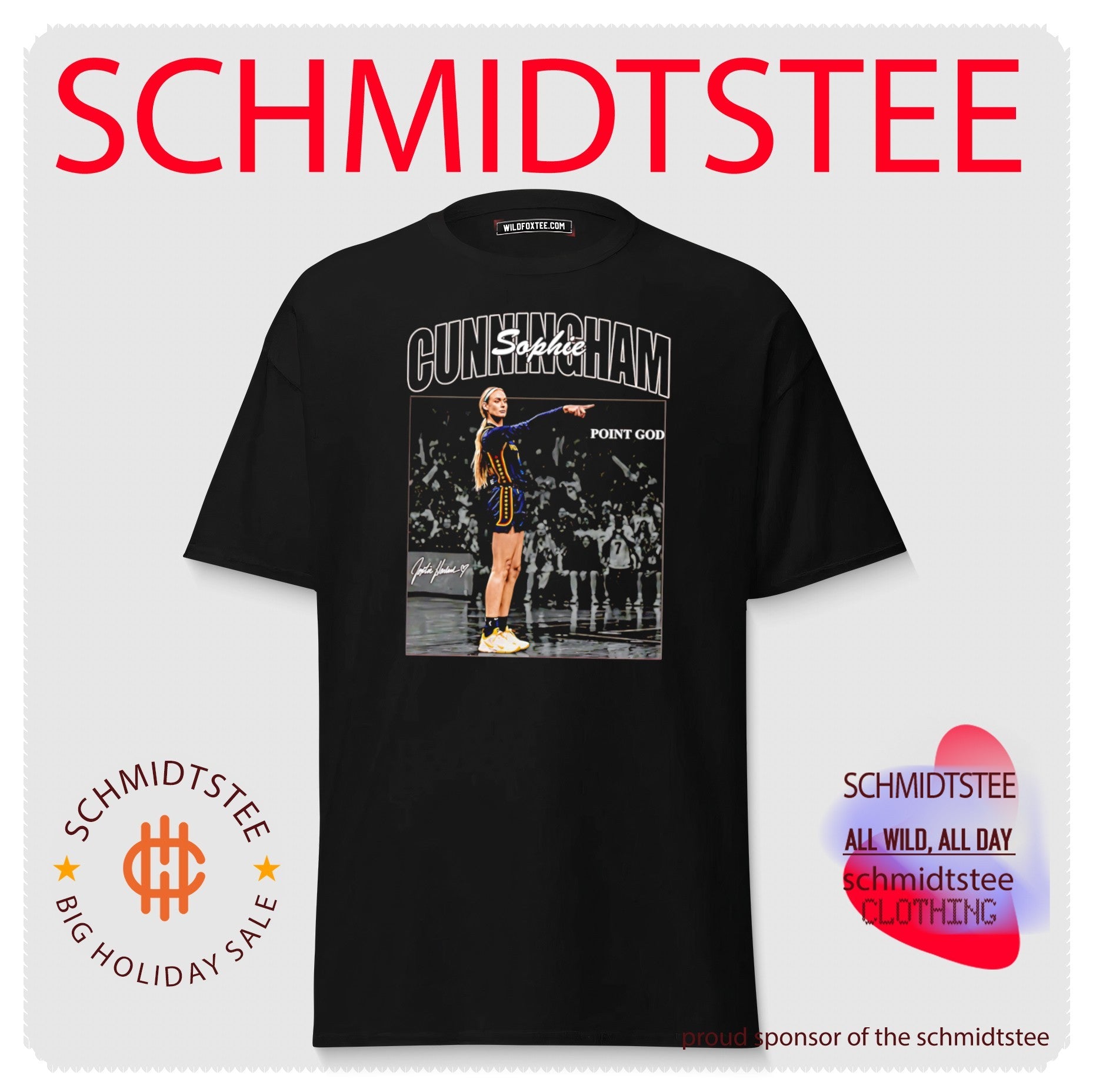 Sophie Cunningham Point God Indiana Fever WNBA Fan Shirt