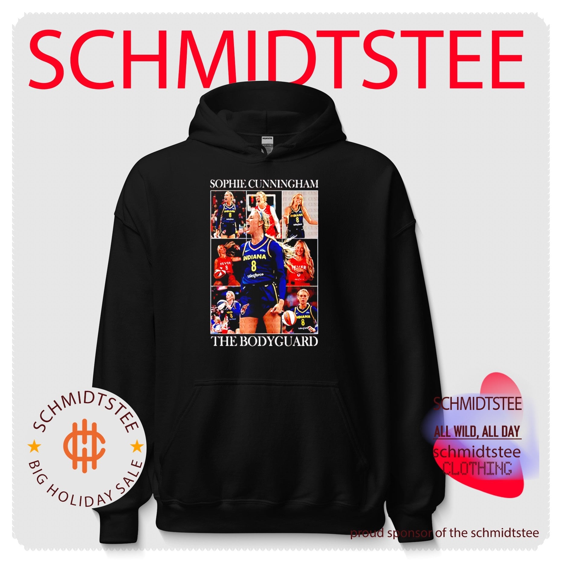 Sophie Cunningham The Bodyguard Indiana Fever graphic shirt