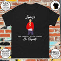 Sophie Cunningham signature red sweater white cheeks no regrets shirt
