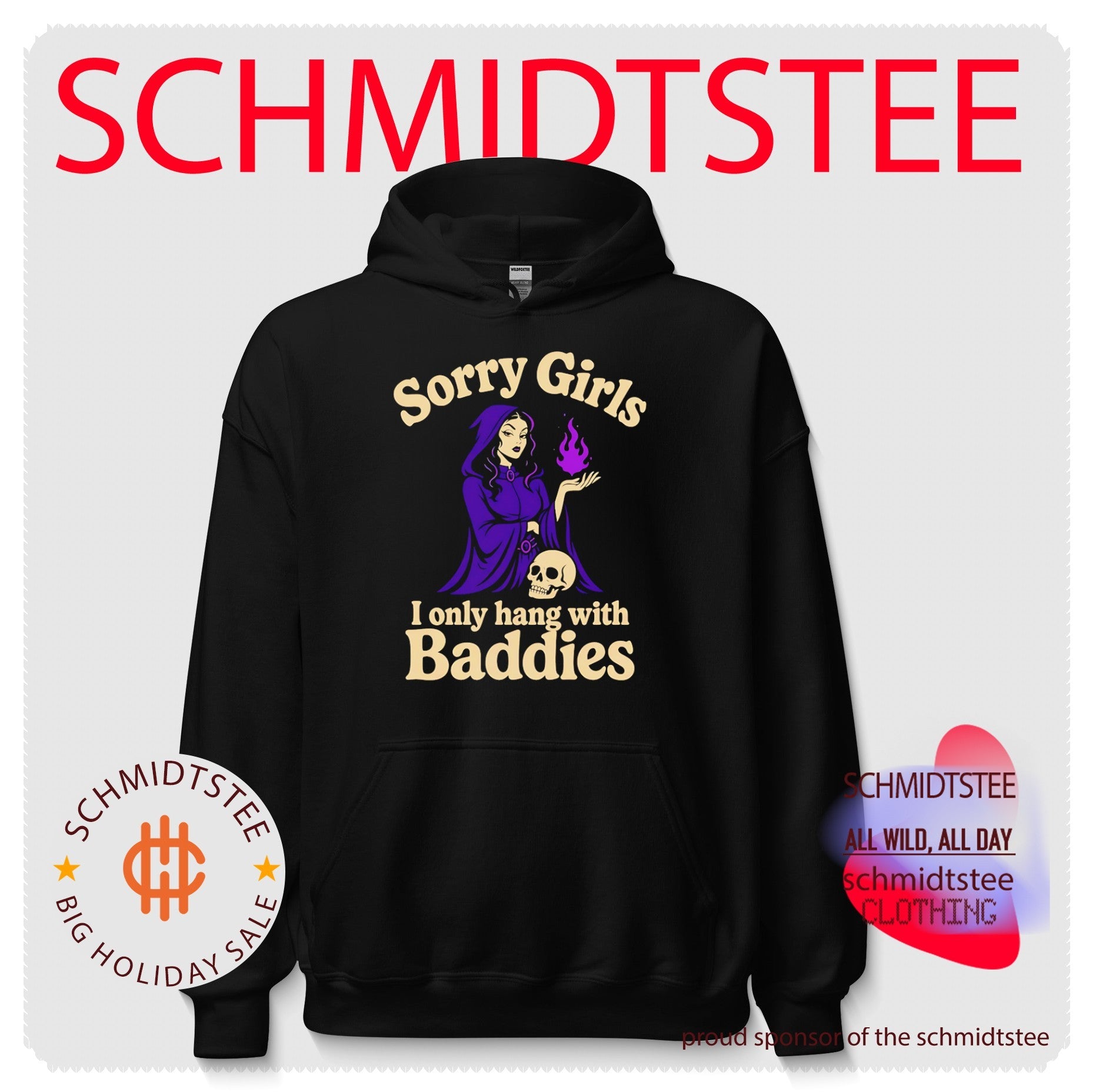 Sorry Girls I Only Hang with Baddies Warlock wizard shirt