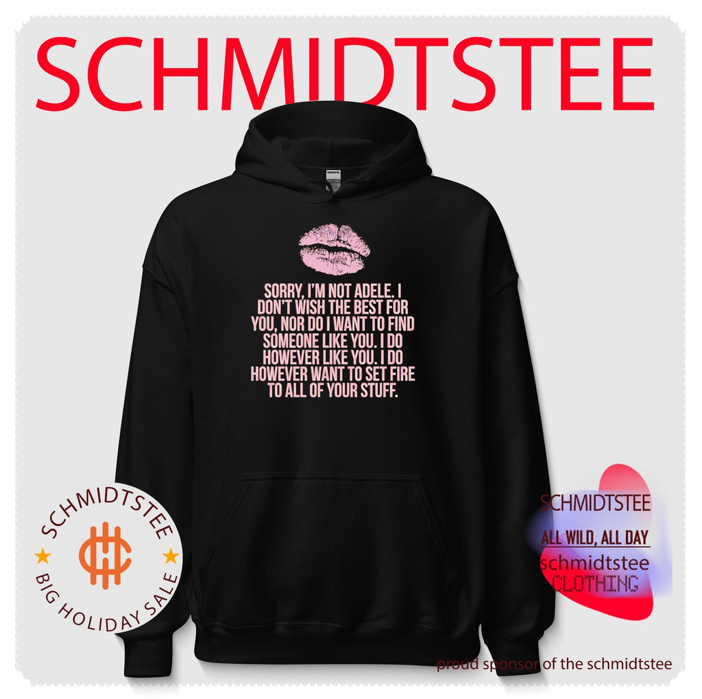 Sorry I Am Not Adele I Want to Set Fire to Your Stuff shirt
