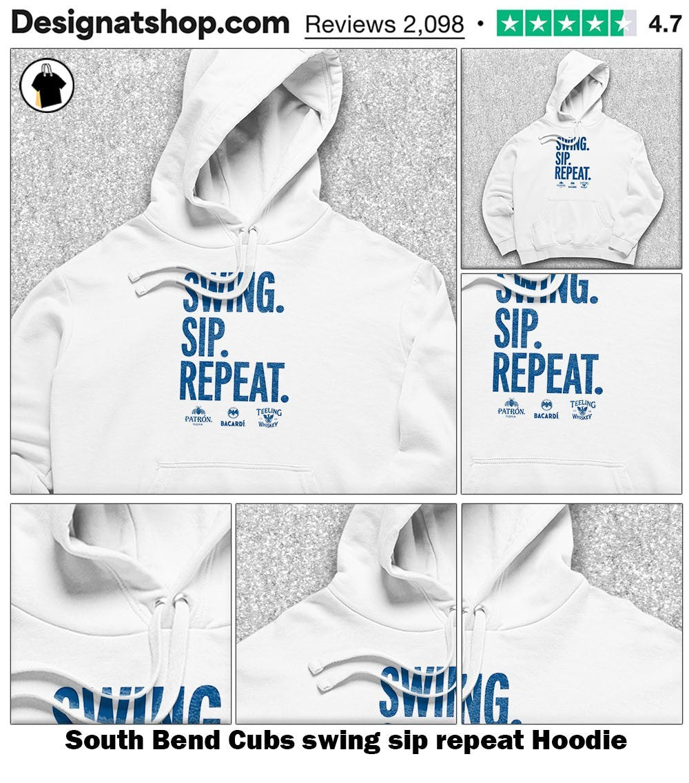 South Bend Cubs swing sip repeat shirt