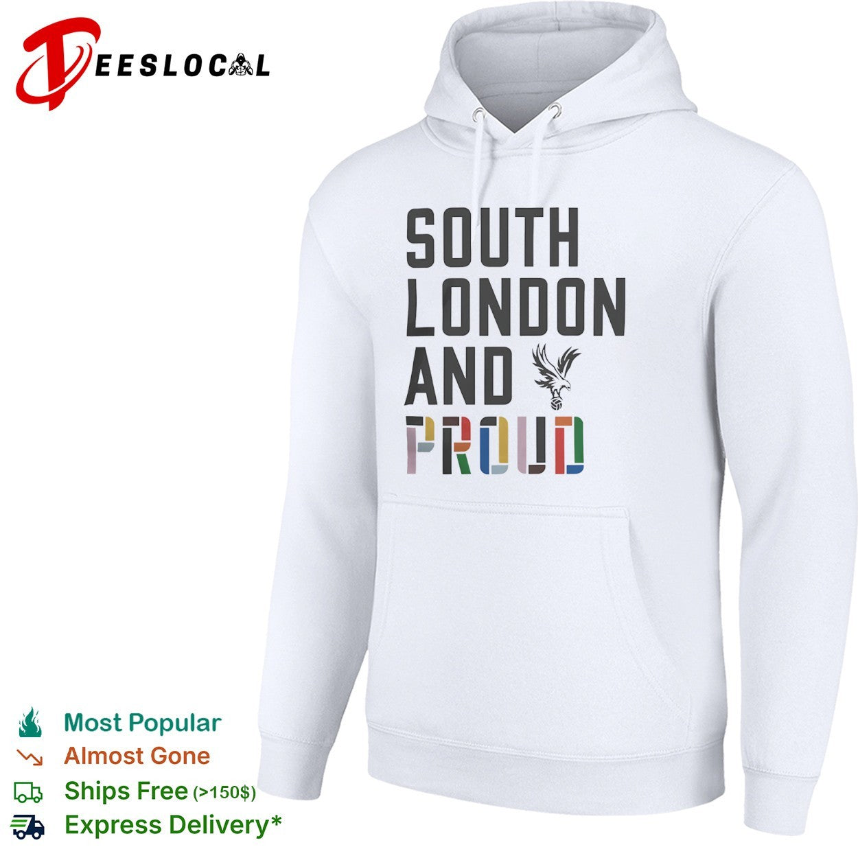 South London and Proud Crystal Palace FC Soccer Eagle shirt