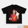 Spain Football Oyarzabal Drunk Middle Finger T-Shirt