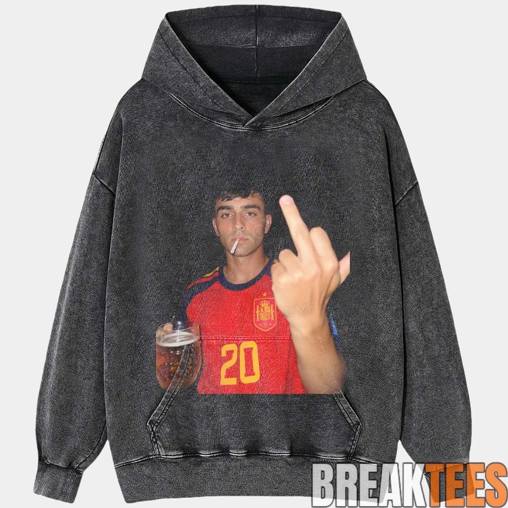 Spain Football Pedri Smoke & Beer Graphic Tee