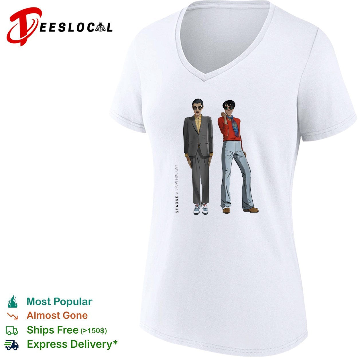Sparks x Jamie Hewlett London 2026 At Tottenham Hotspur Stadium On 20 June 2026 shirt