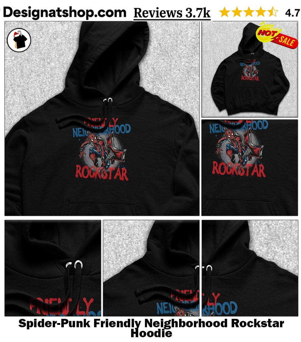 Spider-Punk Friendly Neighborhood Rockstar shirt